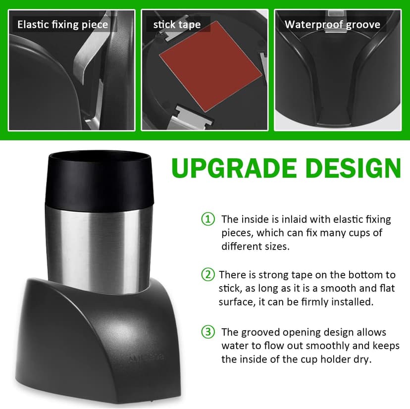 Beverage Cup Holder for John Deere 325 335 345 355 GT225 GT235 GT245 Lawn Garden Tractors Multifunctional Cup Holder Replacement for: AM132036, AM131898, AM130685