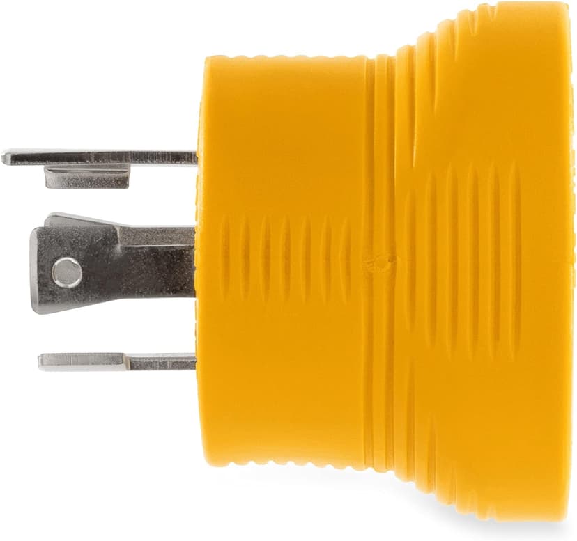 Camco 55338 PowerGrip 30 Amp 4-Prong Generator Adapter, Yellow
