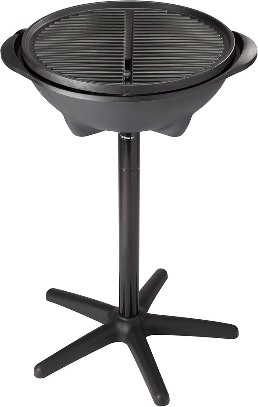 Cuisinart Indoor/Outdoor Electric Grill, 2-in-1 Portable BBQ with Non-Stick Cooking Surface, Electric Grill Outdoor with Adjustable Heat, Stand/Tabletop Options for Cookouts, Barbecues, Small Spaces