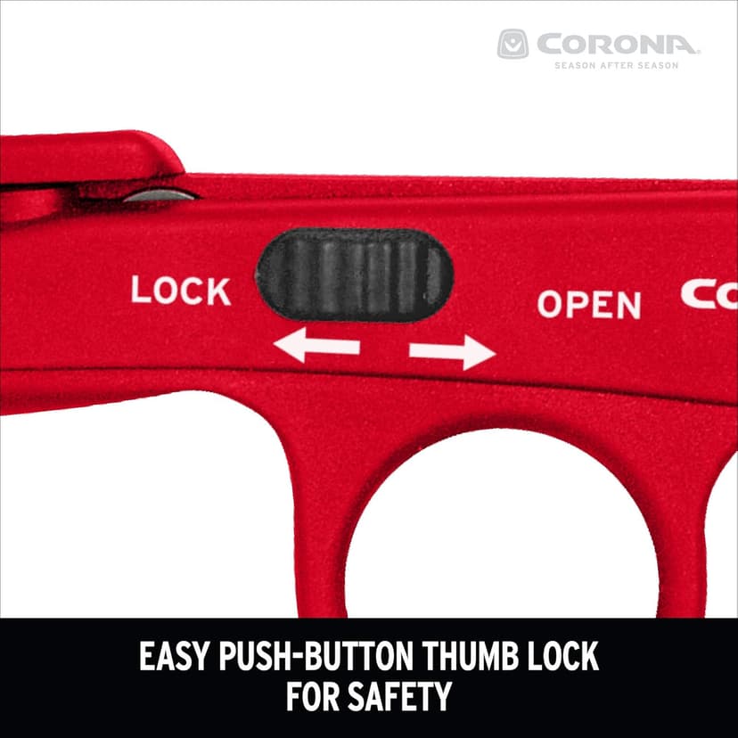Corona FS 4110 Hydroponic Finger Micro Snips , Red