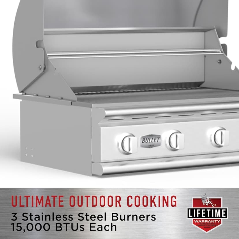 Bull Steer Premium 24-Inch Grill on Cart (BG-69101), Propane