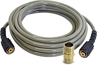 SIMPSON Cleaning 40226 Morflex Series 3700 PSI Pressure Washer Hose, Cold Water Use, 5/16 Inch Inner Diameter, 50 Feet, Natural