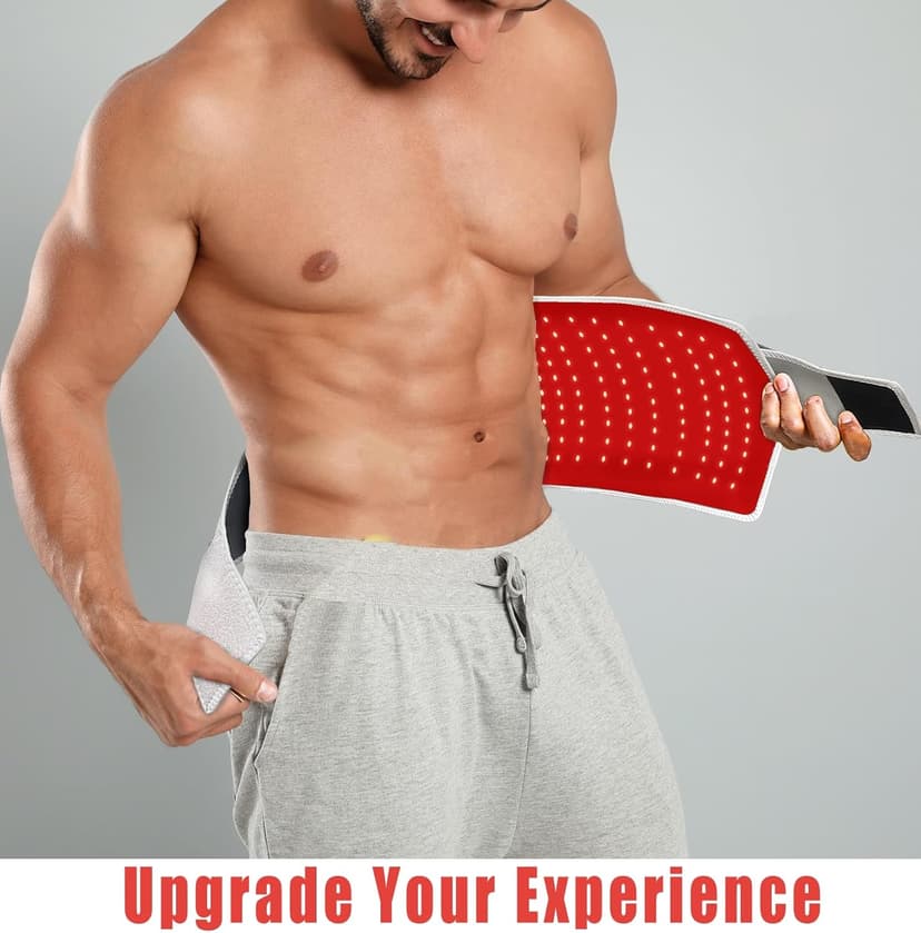 3-in-1 Red Light Therapy for Face and Body, 36W Red Light Therapy Lamp with Stand and Timer, Red Light Therapy Belt with 660nm & Infrared 850nm, for Pain Relief, Improve Sleep, Skin Health