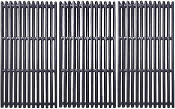 17 in Cooking Grates Replacement for Charbroil Tru Infrared 463242715, 463242716 Grill, G533-0009-W1,Cast Iron Grid Replacement Parts for Nexgrill 720-0882A,BHG 720-0882,Lowes 606682 Gas Grill