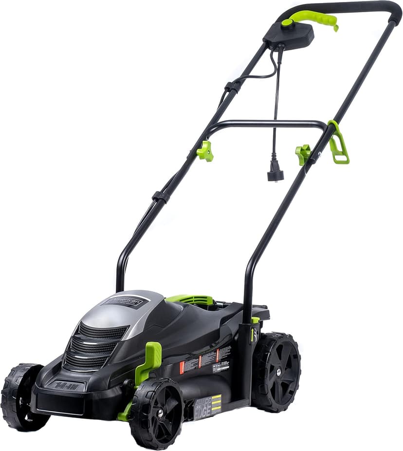 American Lawn Mower Company 50514 14" 11-Amp Corded Electric Lawn Mower, Black