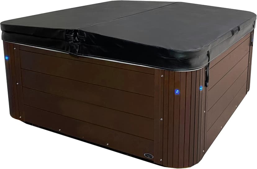 Insight Outdoor Hot Tub, 7-Person 34-Jet, 86-Port Non-Lounger Acrylic Spas with Ice Bucket by Aqualife by Strong Spas
