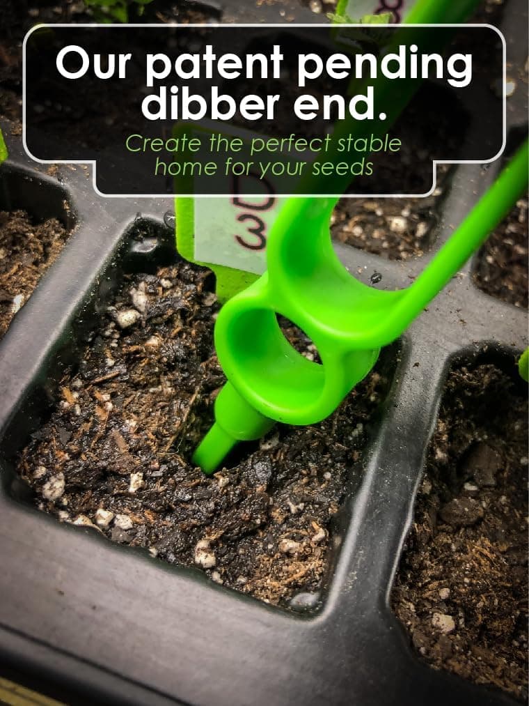 Cannakan™ HUGGERS™ Cupped Seed Tweezers Featuring a Dibber End for Planting Seeds.