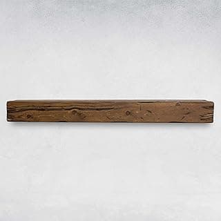 Fireplace Mantel, Distressed, Rustic, Floating Shelf, Modern, Real Wood. (48Lx6Hx8D, Provincial)
