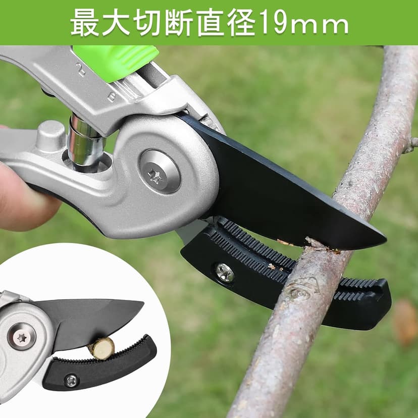 WORKPRO Garden Anvil Pruning Shears, 8" Garden Pruning Scissors Heavy Duty with Ergonomically Design Handle, Labor-Saving Garden Clippers Hand Tools for Thick Dry branches and Dead Plants