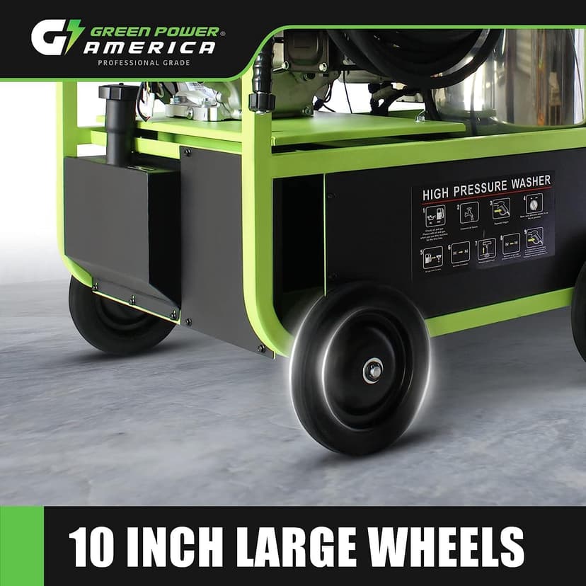 Commercial Hot Water Pressure Washer GNHW4540E - 4500 PSI, 4.1 GPM, Gas Engine, Diesel Burner