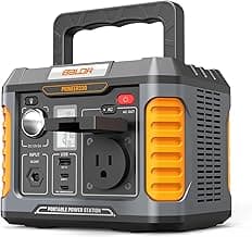 BALDR Portable Power Station, Solar Generator with 120V Pure Sine Wave AC Outlet, Backup Lithium Battery Power Supply, 330W | 288Wh, For CPAP Camping Travel Hunting Outdoors Emergency Blackout