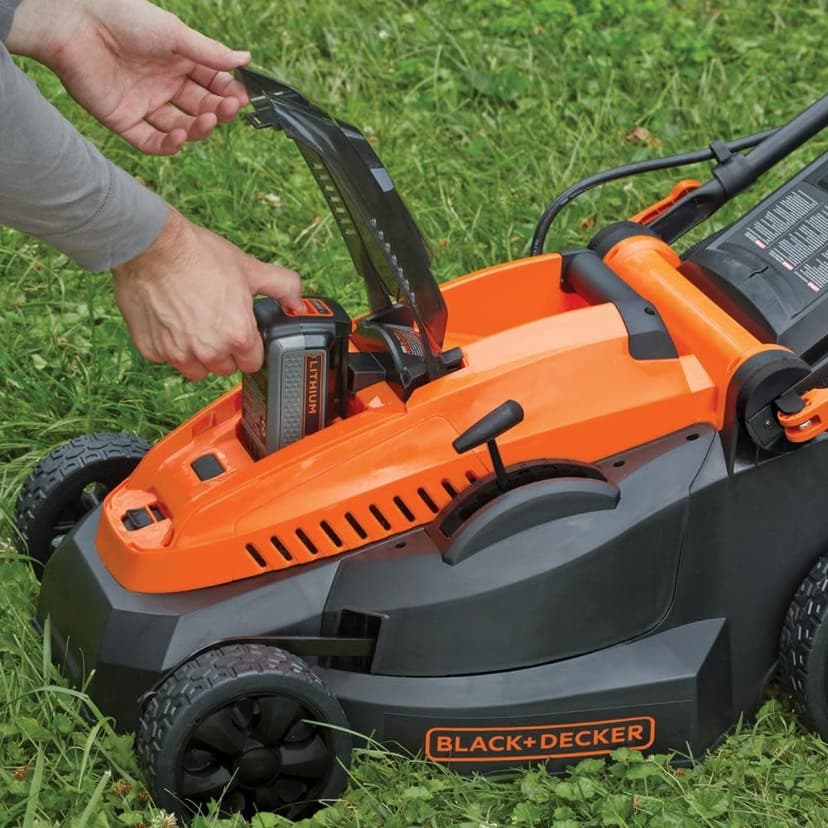 BLACK+DECKER 40V MAX* Cordless Lawn Mower, 16-Inch (CM1640)