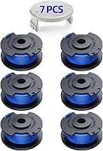 7 Packs Weed Wacker String Replacement for Ryobi One+ AC14RL3A,0.065-Inch String Trimmer Refill Compatible with Ryobi 18v, 24v, and 40v Trimmer（6 Trimmer Line,1 Trimmer Cap）
