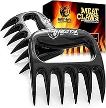 Mountain Grillers Meat Claws - Pulled Pork Claws and Meat Shredder - Grilling Claws BBQ Tools for Meat Shredding - Meat Pulling Claws for Barbecue, Smoker, and Grill Bear Claws - Pack of 2, Black