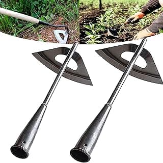 All-Steel Hardened Hollow Hoe,Garden Hoes for Weeding,Hollow Hoe for Gardening,Hoe Garden Tool,Garden Hoe for Backyard Weeding, Loosening, Farm Planting 2