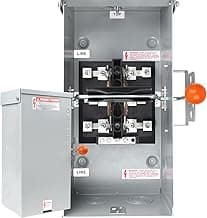 100A Generator Transfer Switch,24000W General-Duty Double-Throw Safety Design,120/240-Volt Transfer Switch,Stronger Stability,Meeting NEMA 3R Standards for Outdoor and Indoor
