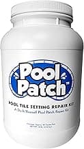 Pool Patch Pool Tile Thinset Adhesive Repair Kit 10 lb - Easy to Mix and Apply Thinset Formula - Perfect to Glue Pool Tile - Quick-Drying, Extra Strong Bond - (coverage: approx. 20 sq. ft)