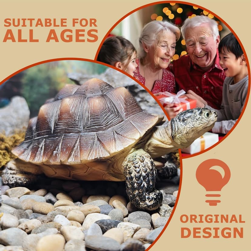 Sunthus Turtle Tortoise Sculptures Garden Statues Yard Art Resin Decorations Outdoor Garden Décor