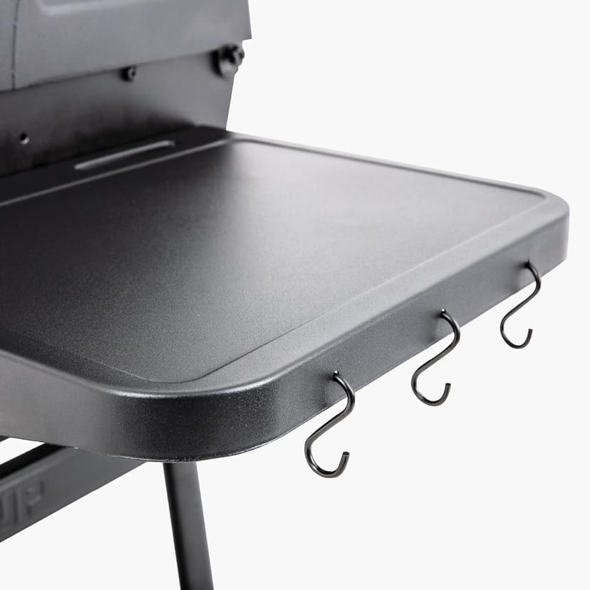 Char-Griller® Grillin' Pro 3-Burner Propane Gas Grill in Black with 40,800 BTU, Cast Iron Grates and Warming Racks, 630 Cooking Square Inches, Model E3001