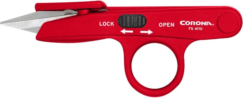 Corona FS 4110 Hydroponic Finger Micro Snips , Red