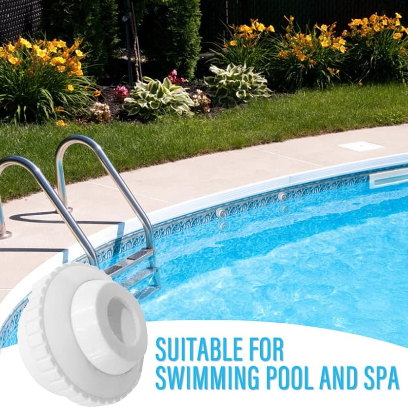 3 Pieces 3/4-Inch pool jet nozzles SP1419D Opening Water Directional Flow Inlet Pool Return Jet Fittings Spa with 1-1/2 Inch MIP Thread