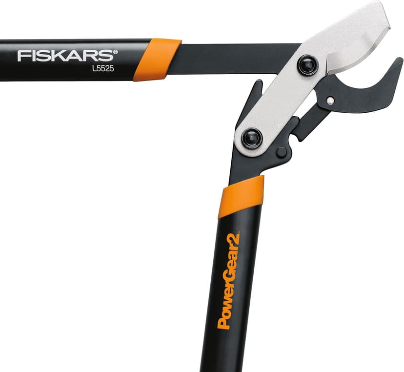 Fiskars Loppers for Tree Trimming, Heavy Duty, Sharp Bypass Steel Blade Tree Branch Cutter up to 1.75" Diameter Cut Capacity, PowerGear2 Design with Compound Action for 3X Power, 25" Hand Loppers