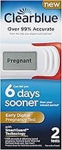 Clearblue Early Digital Pregnancy Test, Early Detection at Home Pregnancy Test, 2 Ct