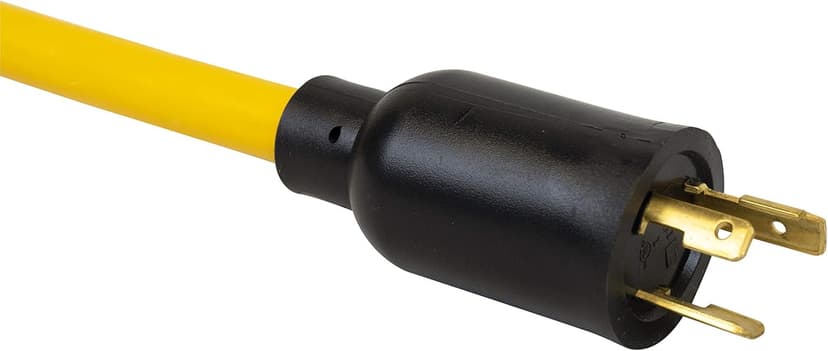 Southwire Twist To Lock 9 Inch 20 Amp 125 Volt Cord Adapter, 12 Gauge, 3 Conductor, STW