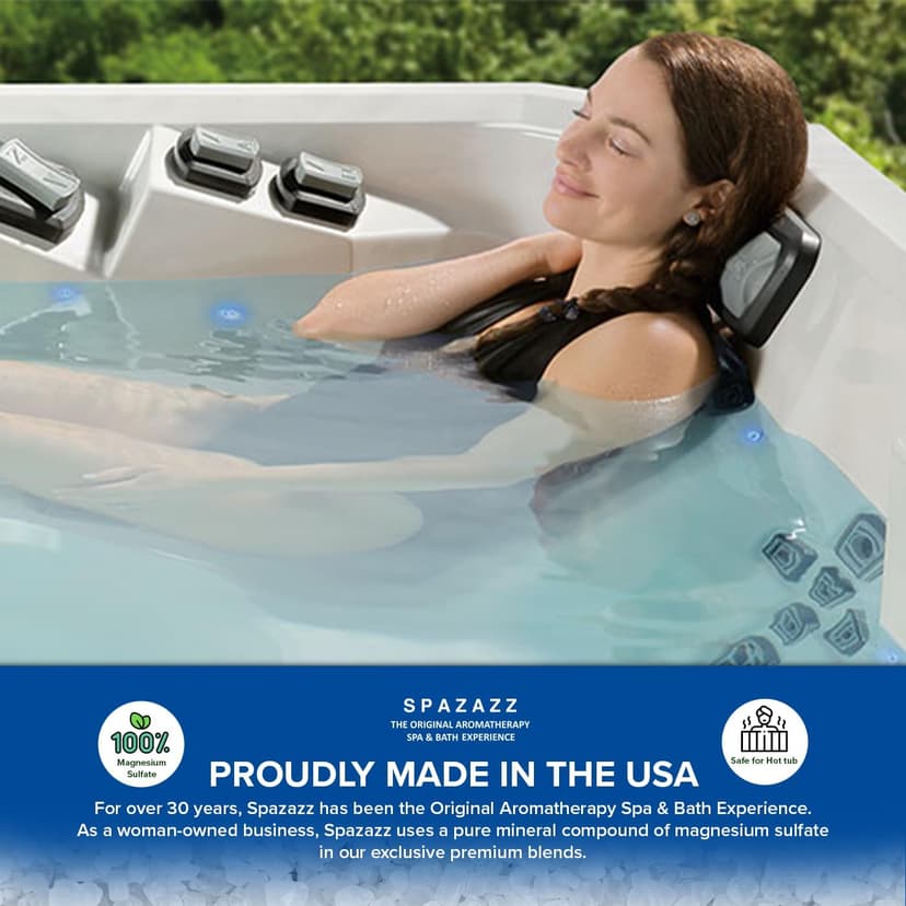 Spazazz Sports Athlete Hot Tub & Bath Salt Gift Bundle - Muscle Therapy 19 oz, Rx Joint 4oz, Detox 4oz, Aqua Therapy Re-Fresh 2.5oz, Sport Aroma Beads .5oz, scum Sponge, Hot/Cold Towel, Rubber Duck