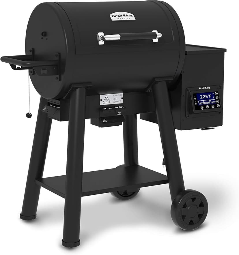 Broil King 493051 Crown Pellet 400 Pellet Grill, Black