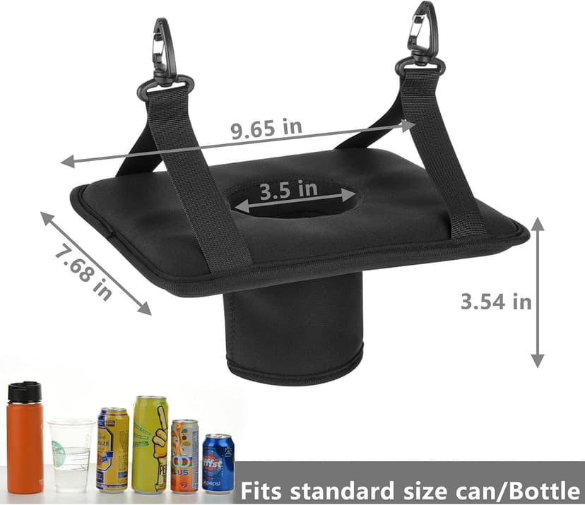Xxerciz Neoprene Hanging Drink Holder for Rope Hammocks Hammock Chairs Lounge Chairs Outdoor Rope Hammock Accessory Foam Cup Holder