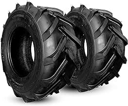 2 NEW HORSESHOE 24x12.00-12 6Ply Super Lug Herring Bone for Ditch Witch Trencher AG Farm Tractor Ridding Lawn Mower Tires Tubeless 24120012 T148 24x12-12