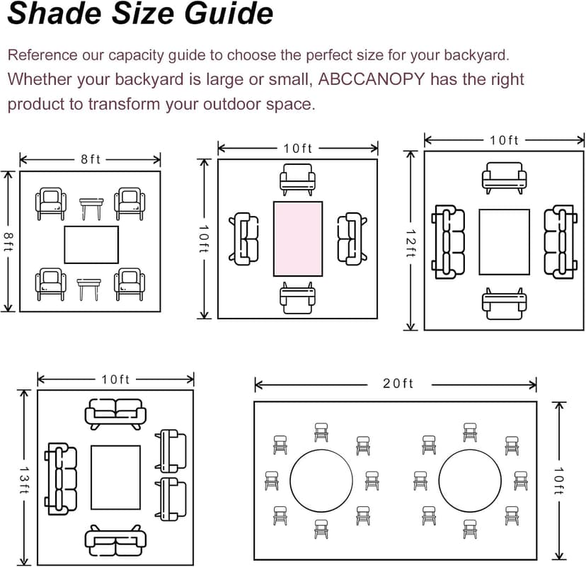 ABCCANOPY Gazebos for Patios 10x10 - Outdoor Steel Frame Gazebo with Mosquito Netting for Lawn Backyard Garden Deck (Khaki)