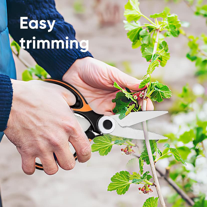 Garden Flower Scissors, Multi-functional Pruning Gardening Scissors Floral Shears, Strong Pruner for for Flowers, Fruit,Branches, Potted Landscape