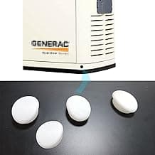 Hole Plug Kit for Generac Generators Home Use,4 Pcs Base Hole Adapter for Generac Whole House Air Cooled Generators,White
