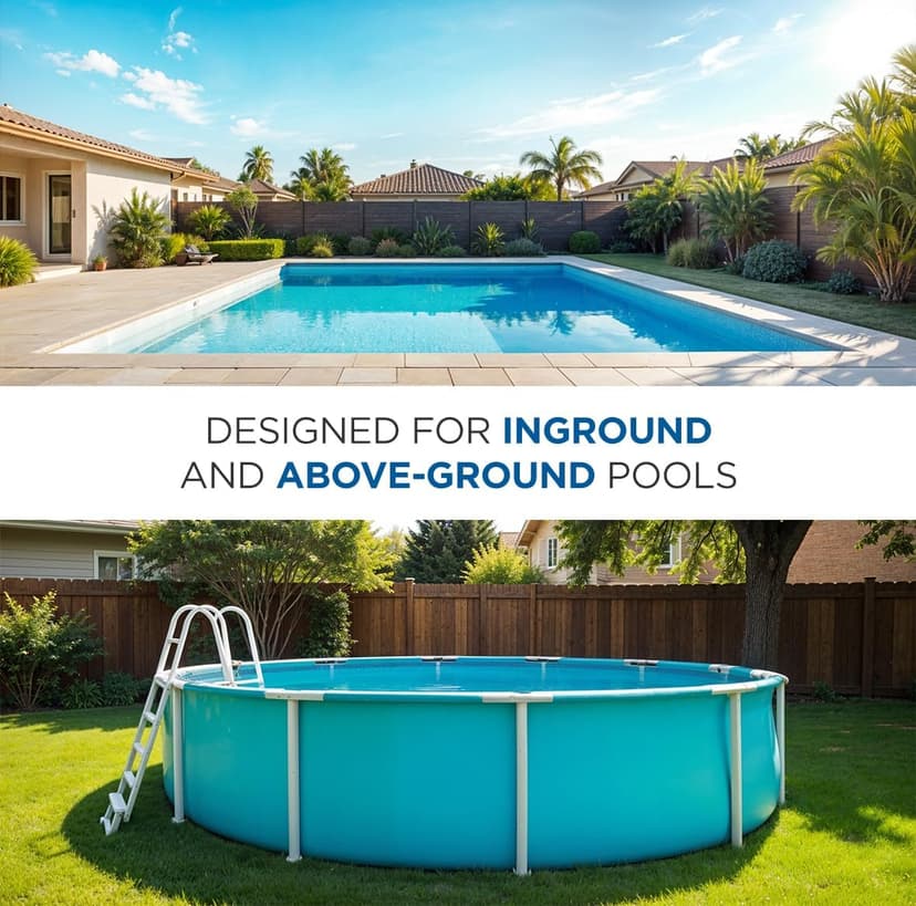 Pool Opening Kit - Pool Starter Kit for Inground Pool & Above Ground Pool Chemical Starter Kit to Open Your Pool - AquaDoc Pool Start Up Chemical Kit Designed for 15000 to 20000 Gallon Pool