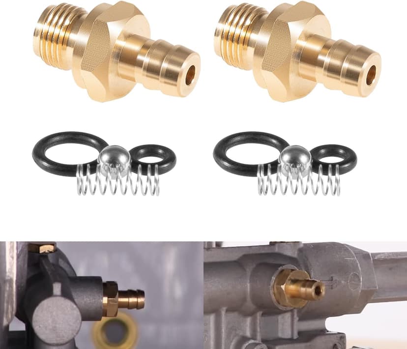 Pressure Washer Chemical Soap Injector Kit Fits for Briggs & Stratton, Homelite, Ryobi & Husky Replaces 190593GS 190635GS & 203640GS (2 Set)