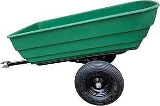 Tow Barrow Dumping Lawn and Garden Utility Trailer, 6.5 Cubic Foot