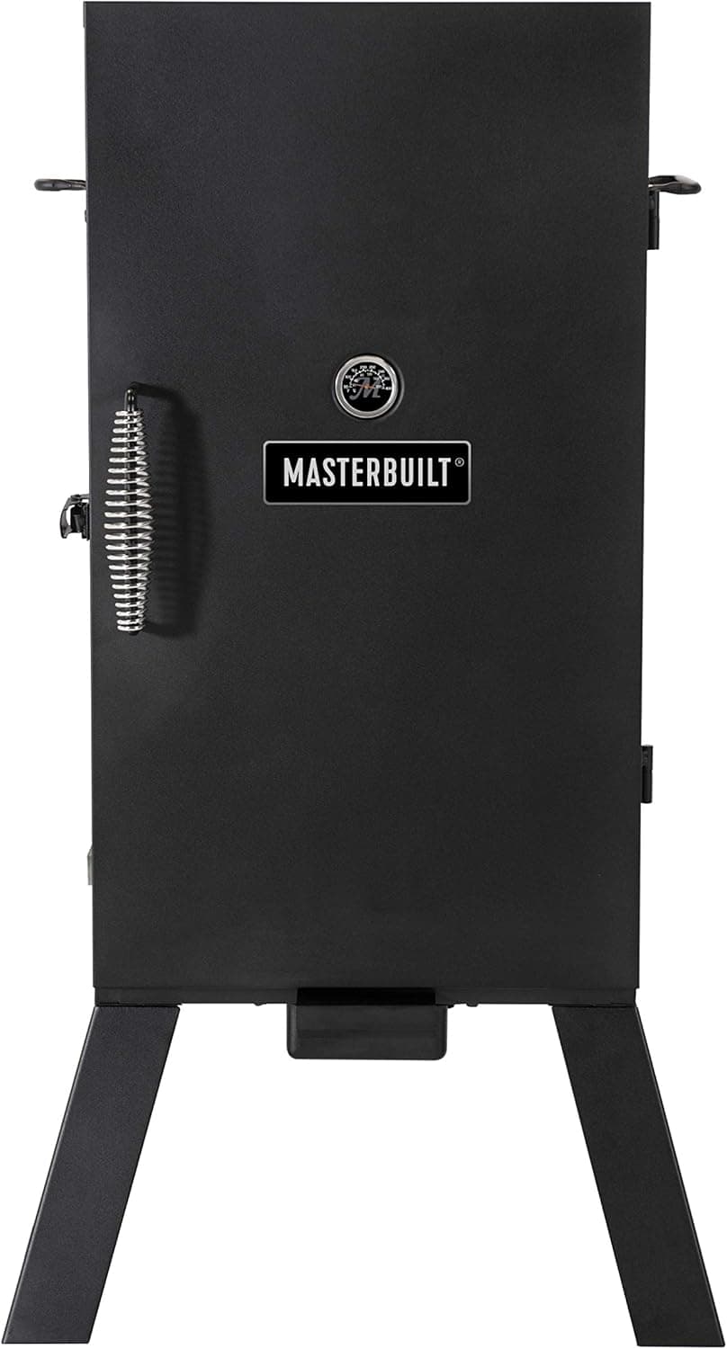 Masterbuilt MB20070210 Analog Electric Smoker with 3 Smoking Racks, 30 inch, Black & Western Premium BBQ Smoking Chips, Mesquite BBQ