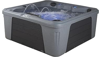 Palm Beach Outdoor Hot Tub, 5-6 Person 30-Jet, 69-Port Lounger Spa with Ice Bucket by Aqualife by Strong Spas