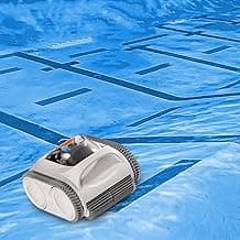Multifunctional Pool Robot for Inground Pools Wall Floor Waterline Cleaning, 65-140W Powerful Suction Last 150 Mins, Built-in 7800 mAh Battery, 2h Fast Charge, Pool Cleaner Vacuum up to3500 sq.ft