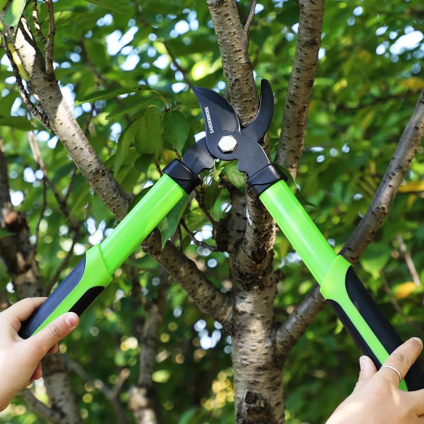 16'' Loppers for Tree Trimming,Tree Branch Cutter with SK5 Sharp Blade,1.3''Cutting Capacity for Shrubs and Bushes