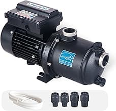 Pool Booster Pump 3/4 HP for Pressure Pool Cleaners PB460 180-480, EC-LA01N, OEM Booster Pump 3/4 HP, 115V or 230V, 60PSI, Energy Star Specification - Black
