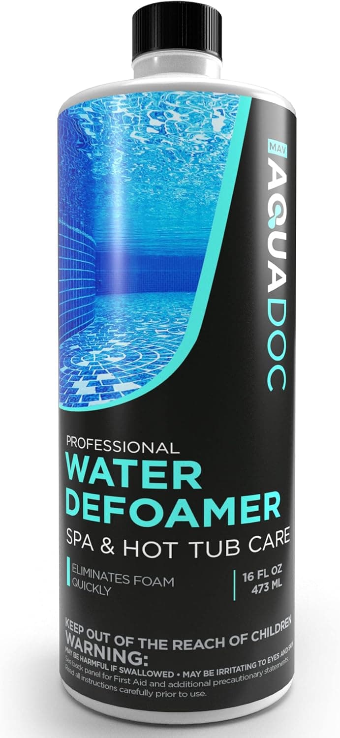 Hot Tub Defoamer - Spa Defoamer for Hot Tub Owners 16oz, Spa Anti Foam to Keep Foam Down, HotTub Chemicals Made in The USA - AquaDoc