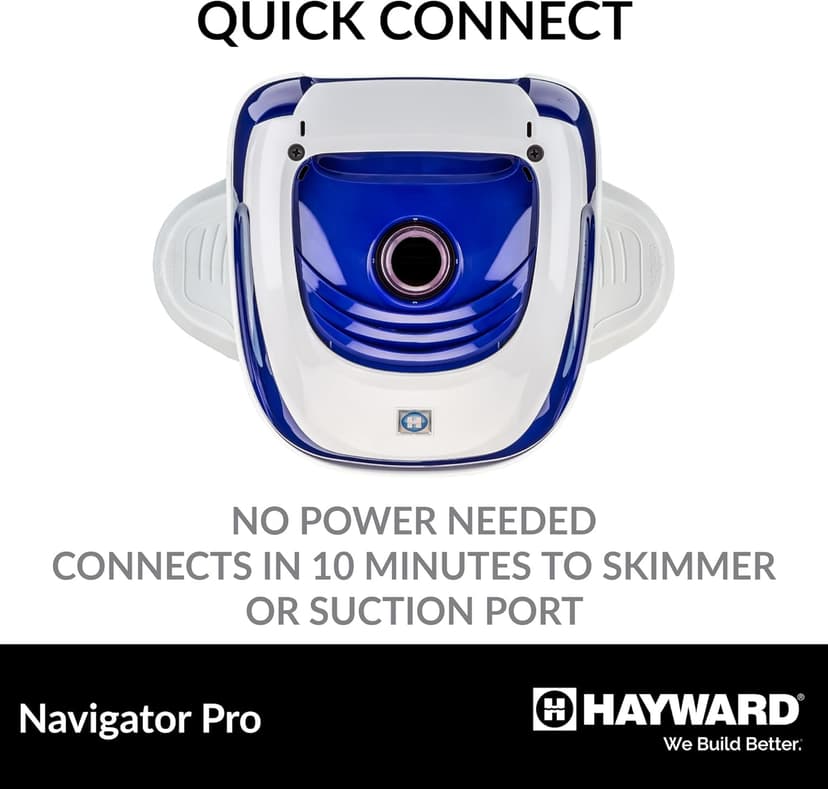 Hayward W3925ADC Navigator Pro Suction Pool Cleaner for In-Ground Gunite Pools up to 20 x 40 ft. (Automatic Pool Vacuum)
