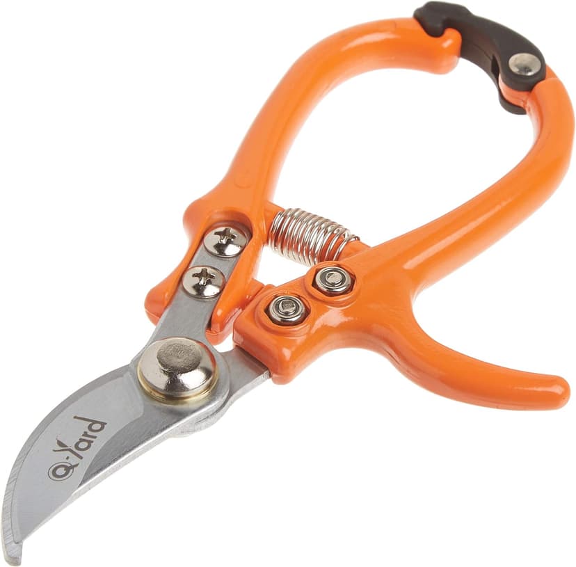 2 - pack Q-yard Pruning Shear, Mini- Extra Sharp Garden Hand Pruners, Easier Cutting, Comfortable Ergonomic, Less Effort - Gardening Scissors for Men & Women