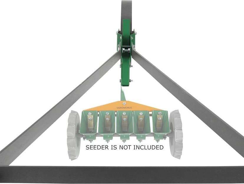 Varomorus High Wheel Cultivator, Self Cleaning Steel Single Wheel Hoe, Modular Plow Garden Tool for Gardening