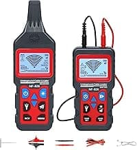 Underground Cable Wire Locator, RockyMars Cable Tester Wire Tracker, Detect Cables, NF826 Underground Wire Locator for Dog Fence Cables, Wire Detector Test Short Circuit Breaker of Wall