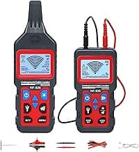 Underground Cable Wire Locator, RockyMars Cable Tester Wire Tracker, Detect Cables, NF826 Underground Wire Locator for Dog Fence Cables, Wire Detector Test Short Circuit Breaker of Wall