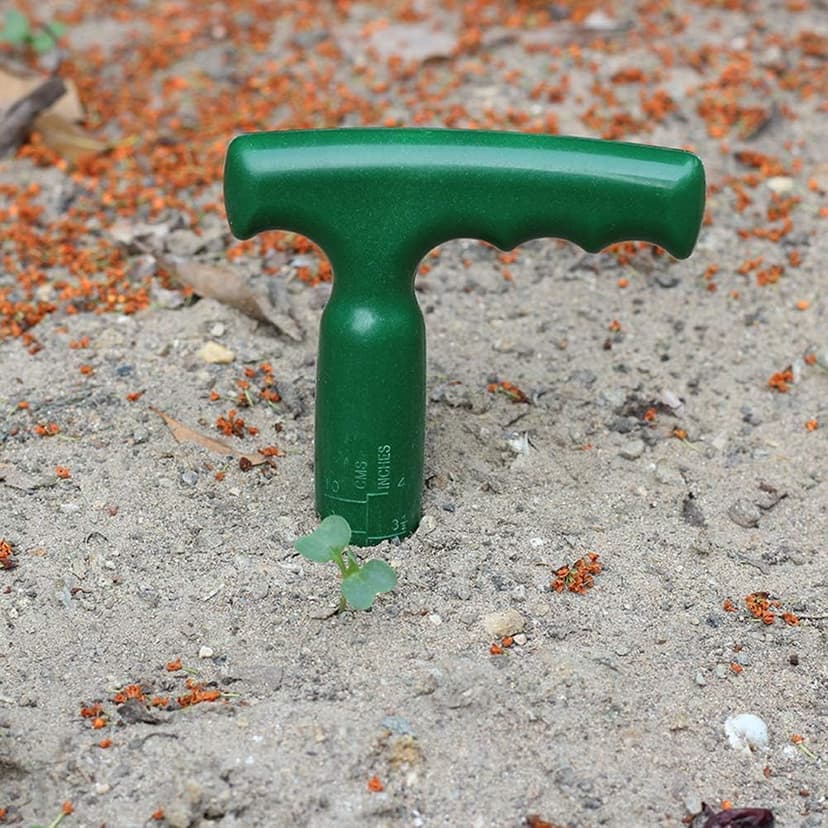 esowemsn 2pcs Plastic Handheld Transplanting Widger Planting Tools Sow Dibbler Soil Digger Hole Punch Garden Supplies Sowing Seeds Transplanting Vegetable Loose Soil